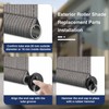 Vasteo Coolaroo Replacement Parts Bungee and End Cap Black,Weather Resistance,for