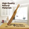 Skinny Spurtle, Sourdough Shovel Spurtle Spatula11 Inch, Natural Acacia Wood