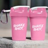 Shake Shot Solid 4 oz Mini Pre-workout & Supplement Bottle