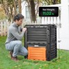 VIVOSUN Compost Bin 80Gal 300L Outdoor Composter W/ Large Capacity