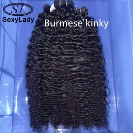 Raw Human Hair Kinky Curly Bundles Vietnamese Raw Hair Swiss Lace Frontal Vendor with hd 4*4 5*5 Closure Indian Curly Loose Deepstyle: all, color: Burmese Kinky curly, Stretched Length: 18 in