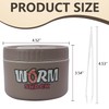 Fishing Bait Container, Insulated Stainless Steel, Live Bait Storage, Worm
