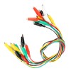 10 Pcs 50cm Insulated Alligator Clip Test Kit Cable Test