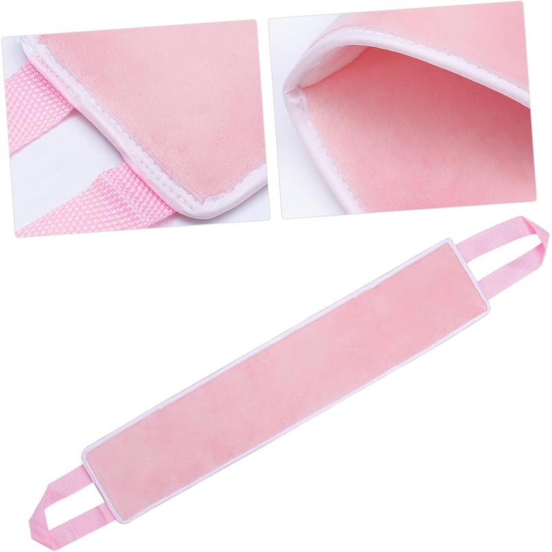LALAFINA Aplicador de Loción para Espalda Fibra Rosa, Herramienta para