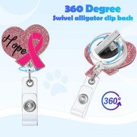 Plifal Badge Reel Holder Retractable with ID Clip for Nurse Nursing - ER Cute Name Tag Card Funny Accessories with Alligator Clip for Office Student Work Hospital