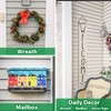 Vinyl Siding Hooks for Hanging (12 Pack), No Nails &
