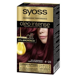 Syoss Olio Intense Ink Sin Amoniaco #4.23-rojo Burdeos Pack of 5