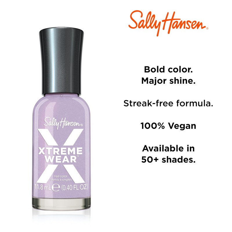 Sally Hansen Xtreme Wear Nail Polish | Streak-Free, Shiny Finish,