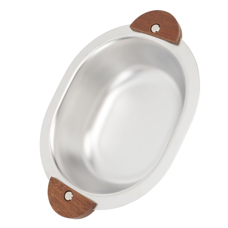 Children Rice Bowl Bear 304 Stainless Steel Multifunctional Dual Ears