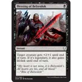 Blessing of Belzenlok - Foil - Dominaria