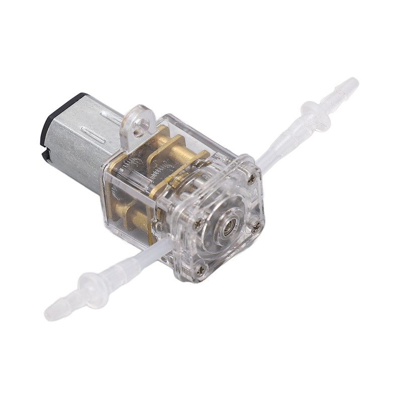 Mini Peristaltic Pump Transparent Shell 1ml/min Flow 0.001m Lift Liquid
