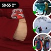 com-four® Pocket Warmer Reusable Hand Warmer with Great Motifs for