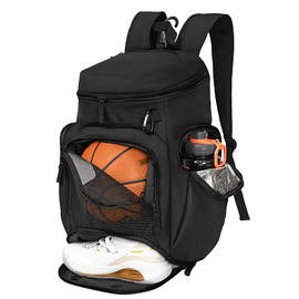 LARIPOP Basketball Backpack Large Sports Bag, Gym Bag with Ball Compartment and Shoe Compartment to Store Sports Shoes Water Bottles Laptops and Daily Necessities, Widely Used in Basketball, Soccer