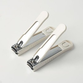 [BZJKPHXB_4B] Clippin Large Nail Clipper 2-Piece Set Nail Splash Prevention / [BZJKPHXB_4B]클리핀 대형 손톱깎이 2p세트 손톱튐방지