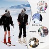 CZAYEFNH Winter Windproof Full Cover Outdoor Riding Mask with Glasses，Grey