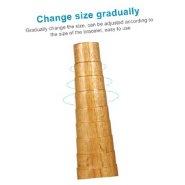 OHPHCALL Bracelet Making Kit Charms Sizer Professional Bangle Mandrel Wood Bracelet Mandrel Tool