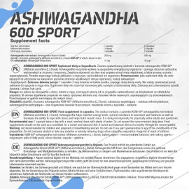 OLIMP SPORT NUTRITION Ashwagandha 600 Sport Supplement Capsules