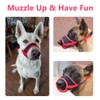 LUCKYPAW Dog Muzzle Anti Biting Barking and Chewing, with Comfortable