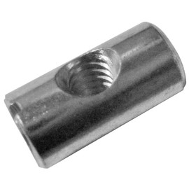 (25) Cross Dowels/Barrel Nuts - 1/4-20 20mm X 10mm Zinc-Plated CNC