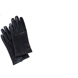 Sterling Sports Ladies Women Leather gloves Genuine Winter Driving Office Party Evening Formal Gloves One Piece Fresh Premium Leather Black Colour (Large (8 inches))
