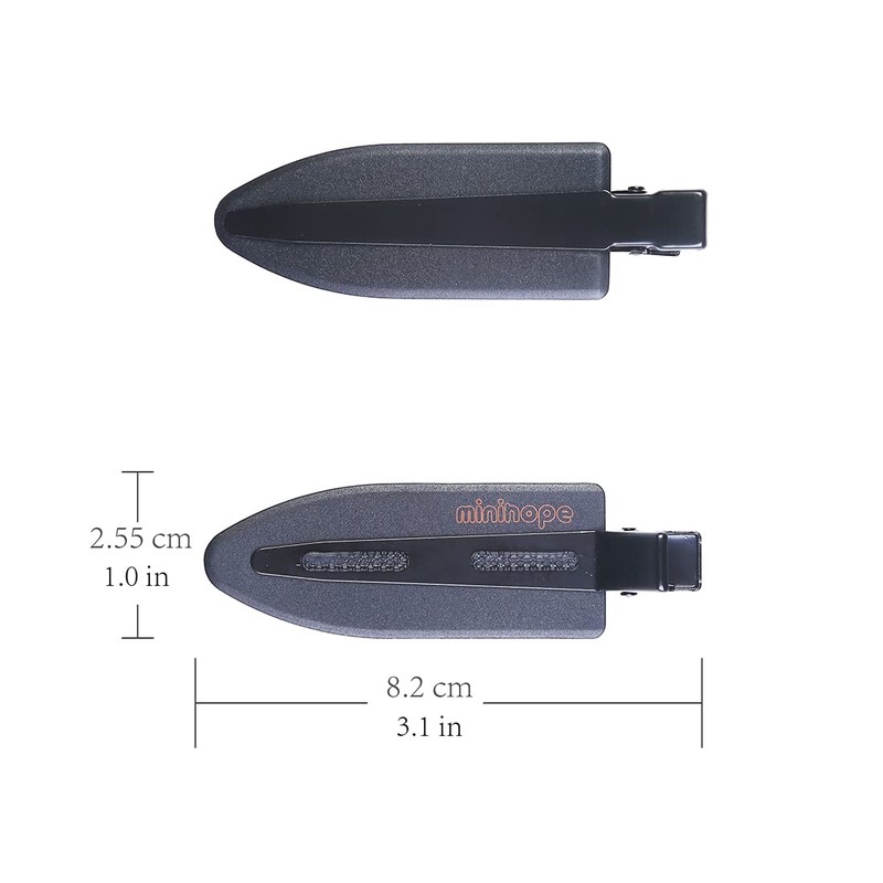 minihope No Crease styling Clips, Big size 3.1inch 8cm,Black,8-count.…