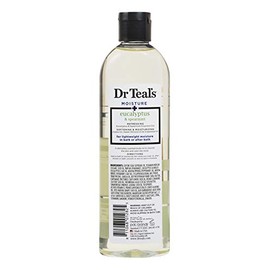 Dr. Teal's Epsom sal de eucalipto y menta aceite esencial de baño – Paquete de 2, 8.8 onzas líquidas, relajación y alivio con fórmula de absorción ráp