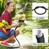 Garden Hose, Water Hose with 8-Pattern Spray Nozzle Non-Expandable Water