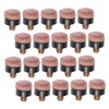 OHPHCALL 20pcs Billiard Tips Replacement for Pool Sticks Snooker Tip
