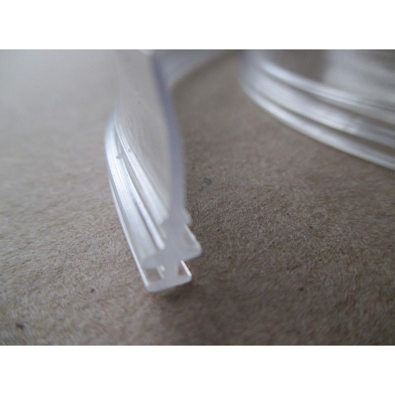 Double T Shower Door Bottom Seal and Sweep Water Guard