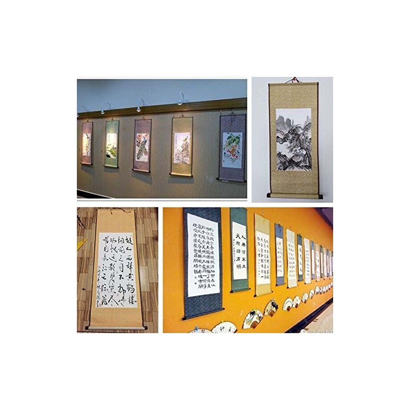 Classic Empty Calligraphy Practice PU Roll Hanging Roll Chinese Ink