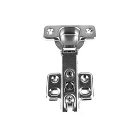 Berta (50 Pieces) Full Overlay Frameless European Hinges 105 Degree 2-Cam 4-Way Adjustable Concealed Kitchen Cabinet Door Hinges with Screws (50)