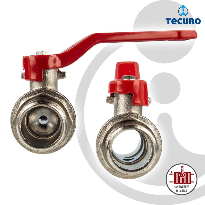 tecuro Ball Valve, Male Thread G 1/2 Inch (DN 15)