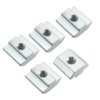 sourcing map Slide in T-Nut, M6 Threaded for 4040 Series
