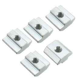 sourcing map Slide in T-Nut, M6 Threaded for 4040 Series Aluminum Extrusions Profile, Pack of 12