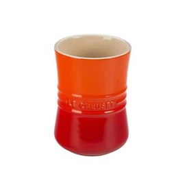Le Creuset Stoneware Utensil Crock, 1 qt., Cerise