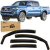 Nilight Durable Rain Guards for Toyota Tacoma Double Cab 2016