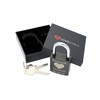 Love Goals Love Padlock with Engraving and 2 Keys, Individual,