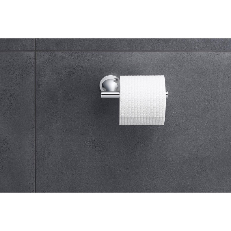 Duravit 0099371000 Starck T Toilet Paper Holder - Polished Chrome