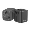 Universal Travel Plug Adapter 2 Pack - Black