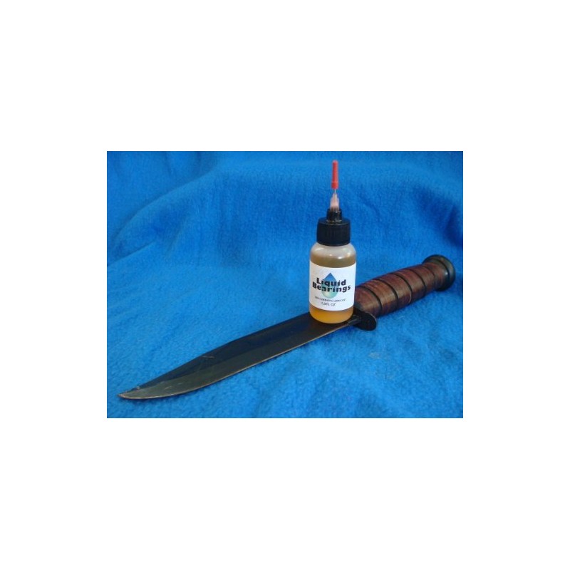 Liquid Bearings, The 100%-synthetic Oil for folding and fixed-blade knives,