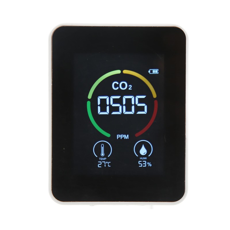 Carbon Dioxide Detector Large Screen Semiconductor Sensor Air Quality Monitor