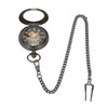 Mechanical Pocket Watch Vintage Double Case Watch Hand Wind Skeleton