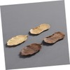 STOBAZA Bamboo Leaf Coaster Heat Insulation Pad Decorative Bamboo Holder