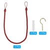 PATIKIL Curtain Tiebacks Ropes, 2 Pack Decorative Tie Backs Braided