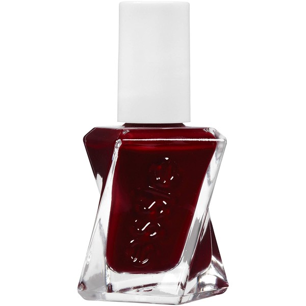 essie gel couture nail polish, spiked with style, 0.46 fl oz (deep blood red)