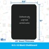 Flipside Products Chalk Board, 9 1/2" x 12", Black