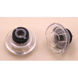 Eartip Kit Replacement for Plantronics Voyager Legend Bluetooth Headset, Medium Size Earbuds Ear Gels Tips and Foam for Voyager Legend / 5200 Earphone [ 3 Pack ] (Medium Clear)