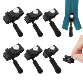 VOSSOT Zip Repair Kit, 3 Sizes, 15 Pieces Fix Zip Puller, Extension and Fastening, Zip Pendant, Universal Zip, Instant Zip Fixer