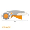 Fiskars 1065935 Rotating Blades, Easy to Change, 45 mm