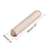100Pcs 8mm (5/16”) Fluted Wood Dowel Pins, Dowels Wooden Pin